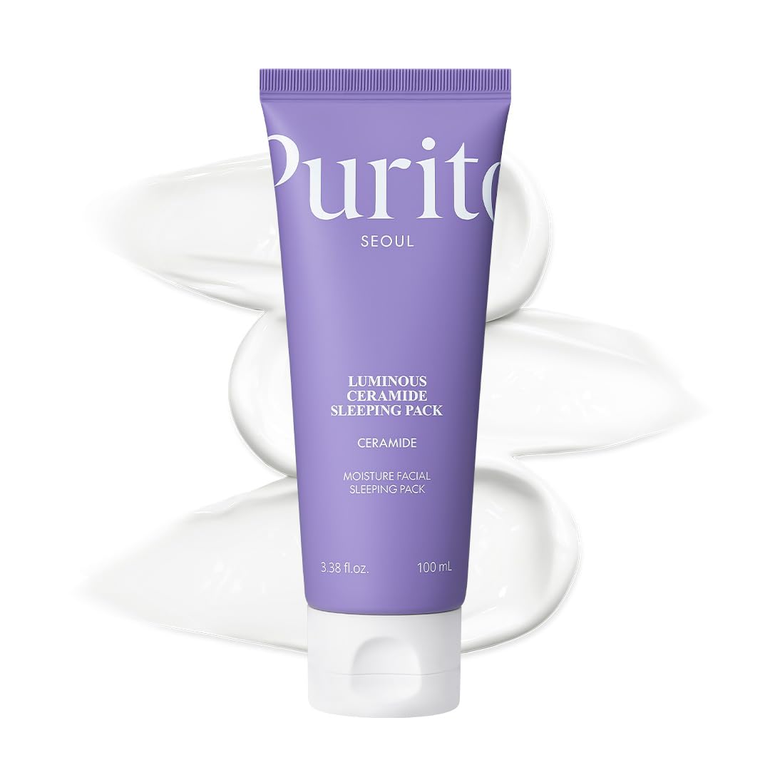 PURITO Dermide Cica Barrier Schlafenpack 2,7 Fl.Oz 80Ml Ceramid Und Centella, Nachtcreme, Empfindlicher Typ, Feuchtigkeitspackung