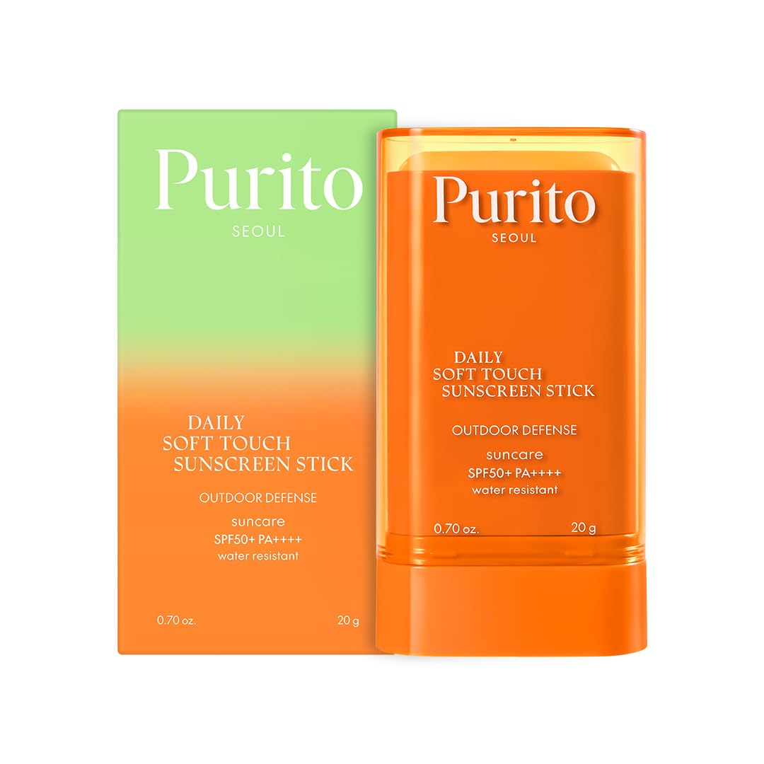 PURITO SEOUL Daily Soft Touch Sunscreen, SPF50+ PA++++, Ceramides, Non White Cast, Water-Resistant UVA & UVB Protection, K-Beauty