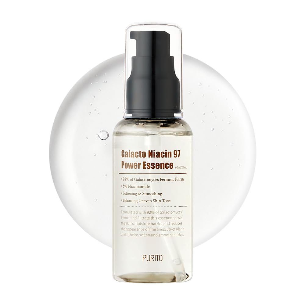 PURITO Galacto Niacin 97 Power Essence 2 Fl.Oz 92% Galactomycesfermentedbehandlungsessenzporenkontrolle