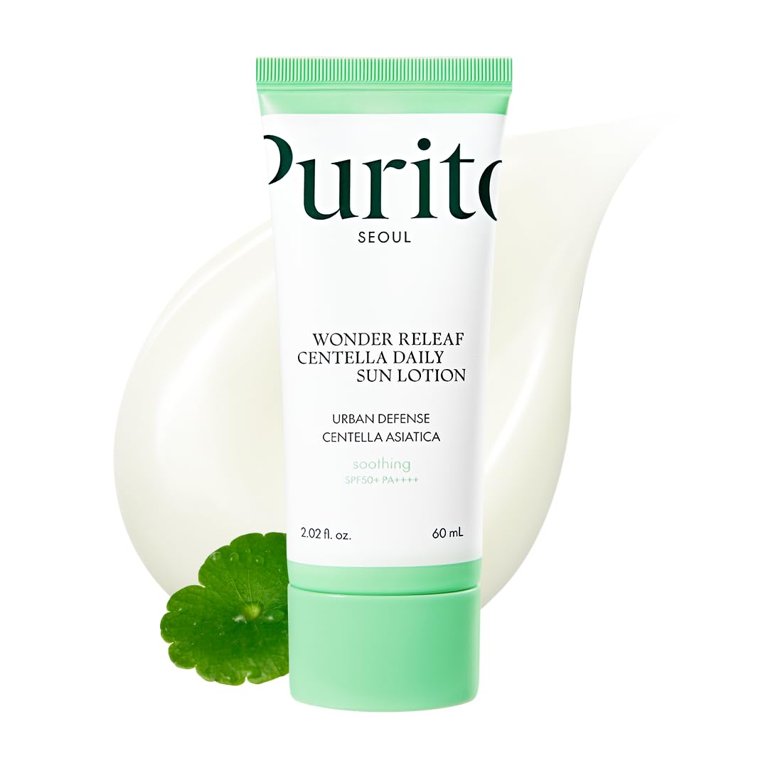 PURITO SEOUL Daily Soft Touch Sunscreen, SPF50+ PA++++, Ceramides, Non White Cast, Water-Resistant UVA & UVB Protection, K-Beauty