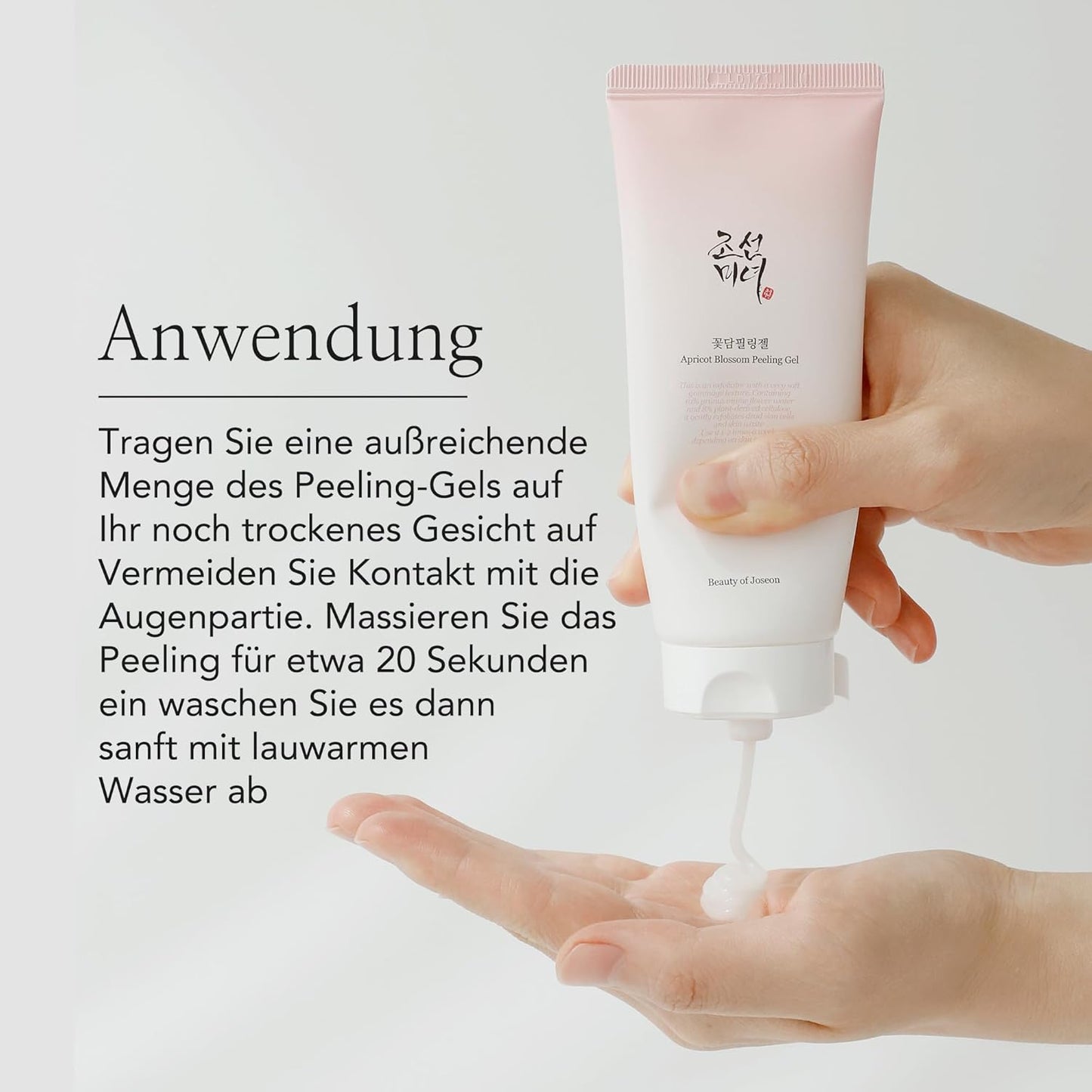Beauty of Joseon Aprikosenblüten-Peeling-Gel, Sanftes Peeling Für Gesicht Und Körper, Entfernt Abgestorbene Hautzellen Für Alle Hauttypen, 100 Ml, 3,38 Fl. Oz