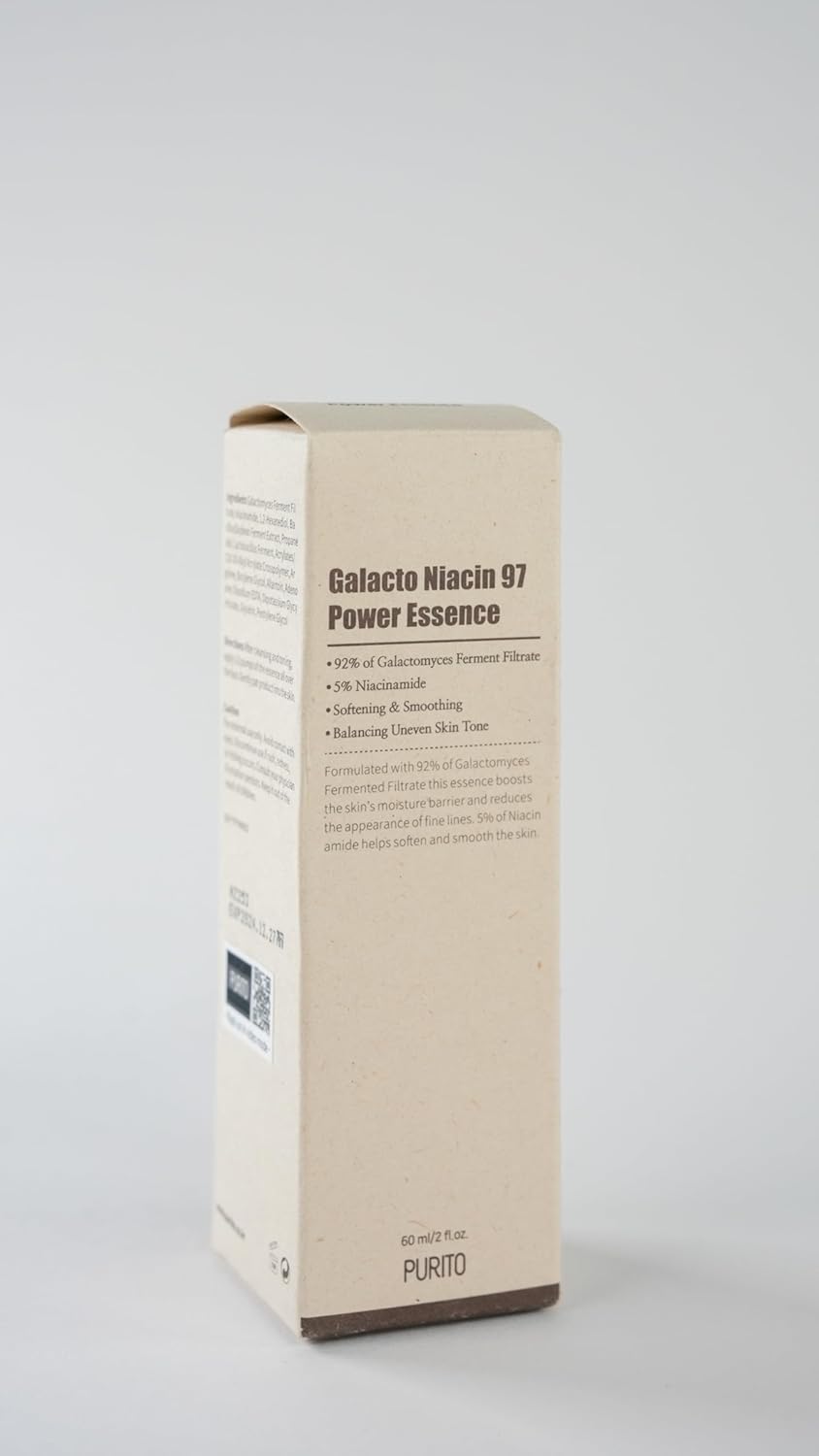 PURITO Galacto Niacin 97 Power Essence 2 Fl.Oz 92% Galactomycesfermentedbehandlungsessenzporenkontrolle