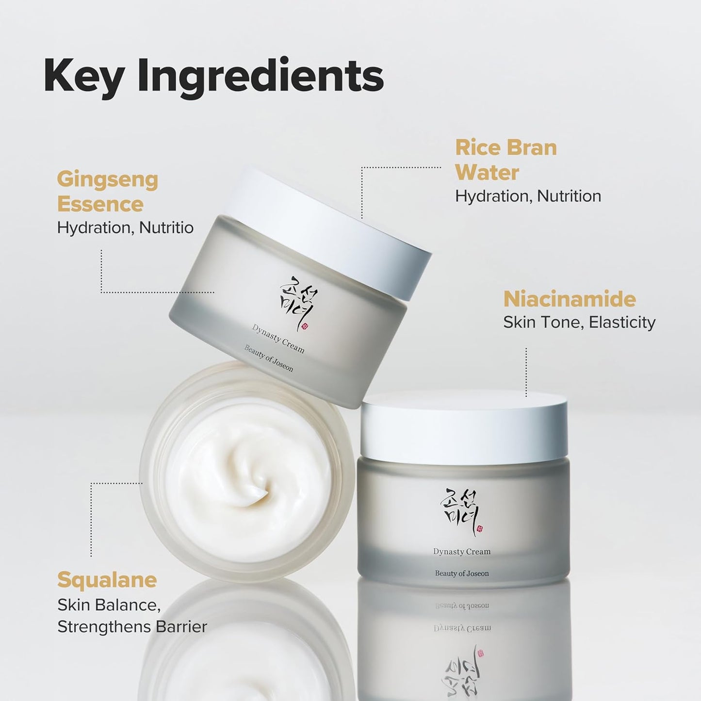 Beauty of Joseon Dynasty Cream, Feuchtigkeitsspendende Gesichtsfeuchtigkeitscreme Für Trockene, Empfindliche Haut, Koreanische Hautpflege Für Männer Und Frauen, 50 Ml, 1,69 Fl. Oz.
