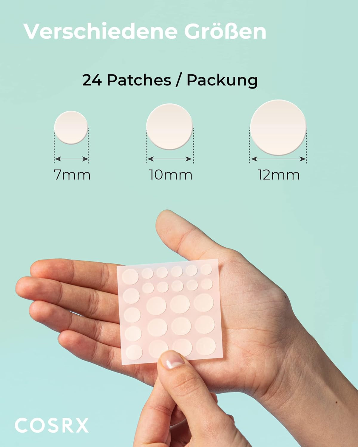 COSRX Acne Master Patch Original Fit, 24 Stück, Pimple Patches, Akne-Patches Für Pickel Im Gesicht Und Körper, Gesichtsbehandlung, Antiakne, Unsichtbare Hydrokolloide, Koreanische Kosmetik