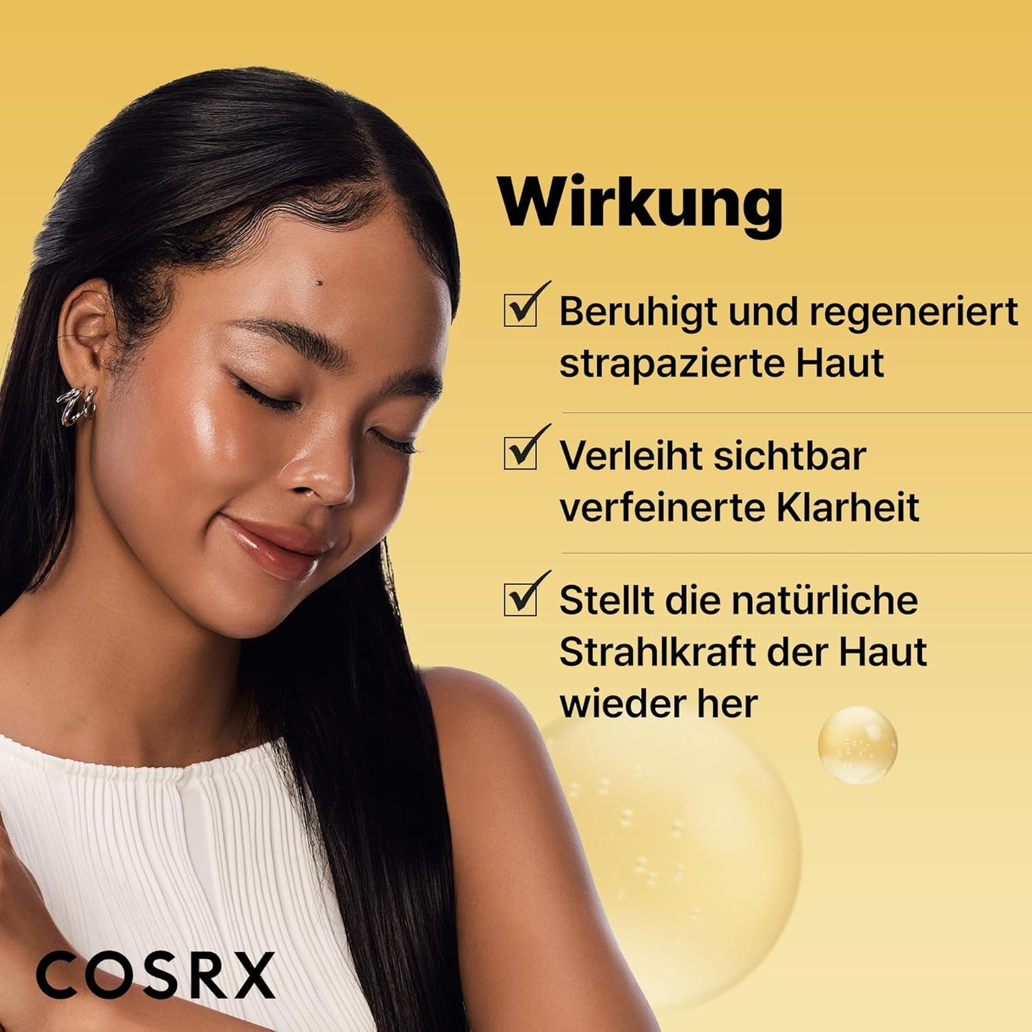 COSRX Fortschrittliche Schnecken-Muzin-96-Power-Essenz 100 Ml Fl. Oz | Schneckensekret-Filtrat 96 % | Hautreparaturserum | CPNP, Koreanische Hautpflege, Ohne Tierquälerei, Ohne Parabene, Ohne Alkohol