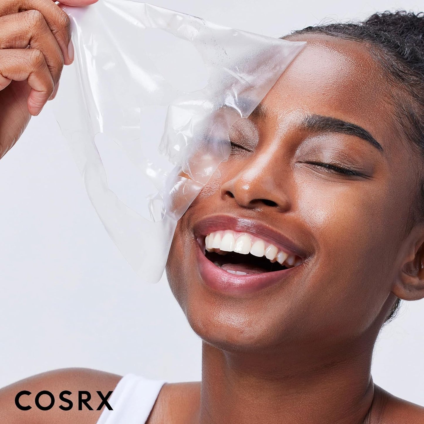 COSRX Advanced Snail Mucin Glass Glow Hydrogel Maske Collagen Gesichtsmaske Für Tiefenwirksame Feuchtigkeit Und Strahlenden Teint, Geeignet Für Alle Hauttypen, Korean Skincare 3 Stück