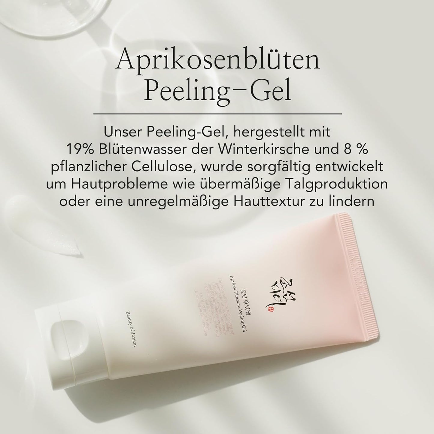Beauty of Joseon Aprikosenblüten-Peeling-Gel, Sanftes Peeling Für Gesicht Und Körper, Entfernt Abgestorbene Hautzellen Für Alle Hauttypen, 100 Ml, 3,38 Fl. Oz