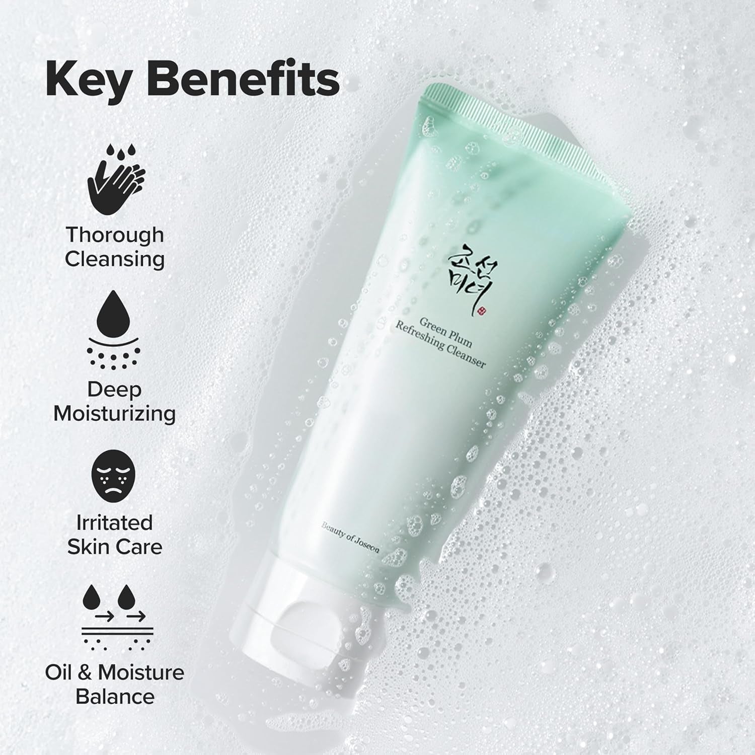 Beauty of Joseon Grüne Pflaume Erfrischender Reiniger (100 Ml, 3,38 Fl.Oz.)