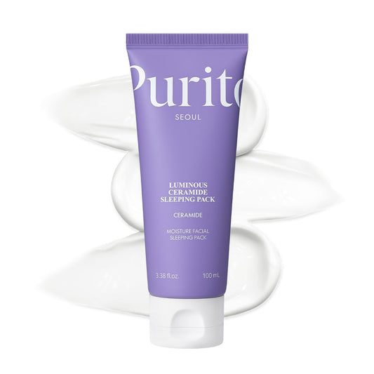 PURITO Dermide Cica Barrier Schlafenpack 2,7 Fl.Oz 80Ml Ceramid Und Centella, Nachtcreme, Empfindlicher Typ, Feuchtigkeitspackung