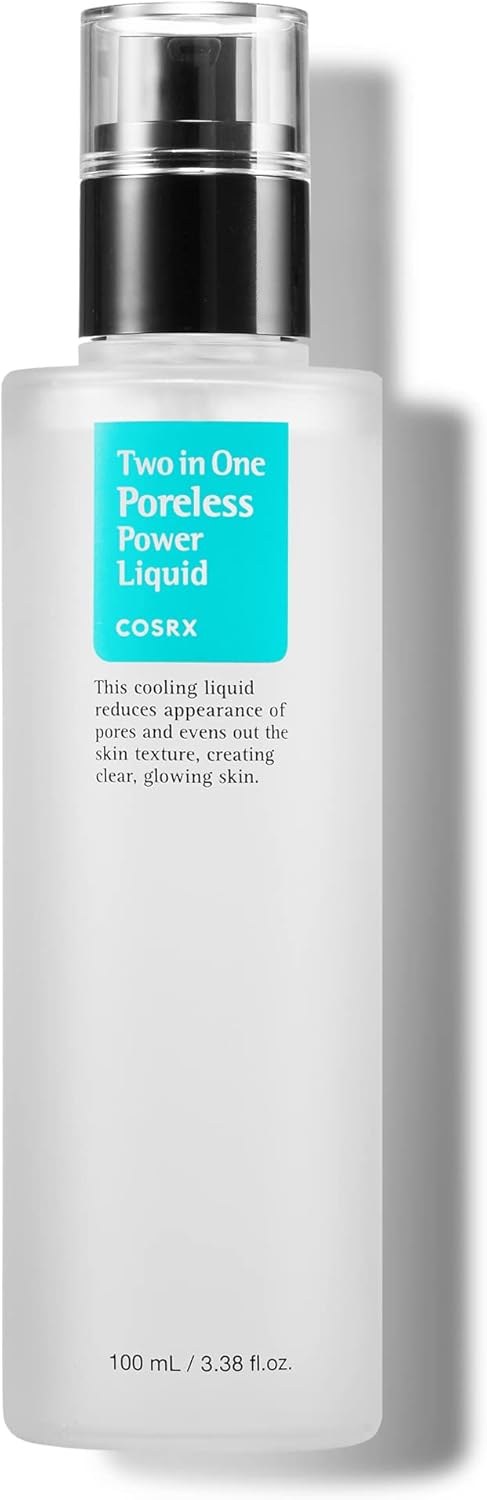 COSRX Two in One Poreless Power Liquid Mit BHA 100 Ml | Gesichtspflege Zum Straffen Der Poren Und Peeling Der Haut Für Glatte Und Klare Haut | Für Alle Hauttypen | Keine Tierversuche