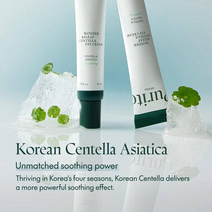 PURITO Centella Eye Cream, Korean Centella, for Sensitive Skin, Soothing, Facial Eye Cream for Face, Dark Circles, Wrinkles, Puffiness, K-Beauty, Vegan & Cruelty-Free, 30Ml 1Fl.Oz