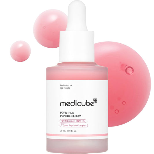Salmon DNA PDRN Pink Peptide Serum, Pink Glow Serum, Peptide, Niacinamide, Hydrating & Moisturizing & Firming, Uneven Skin Tone, Korean Skincare | 1.01 Fl.Oz. (1.01 Fl.Oz., Salmon DNA PDRN)