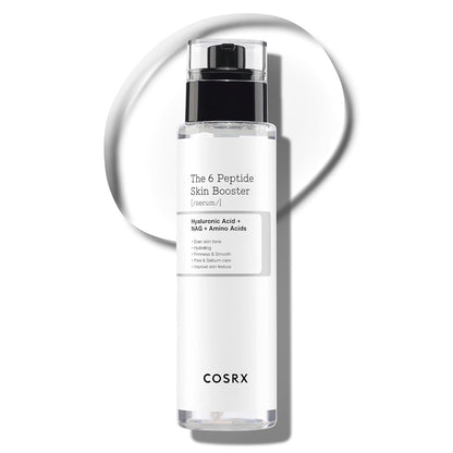 COSRX 6 Peptide Collagen Serum Gesicht & Toner Gesicht Für Hauterneuerung & Straffung Mit Niacinamid & Hyaluronsäure, Verbessert Hautelastizität, Beruhigender Hautpflege-Booster, Korean Skincare 150Ml