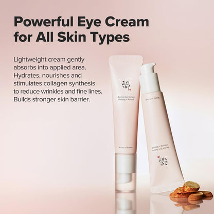 Beauty of Joseon Revive Augenserum Mit Retinal-Niacinamid-Peptid Für Gesicht, Unter Den Augen, Falten, Augenringe, Feuchtigkeitscreme, Koreanische Hautpflege, 30 Ml, 2 Stück