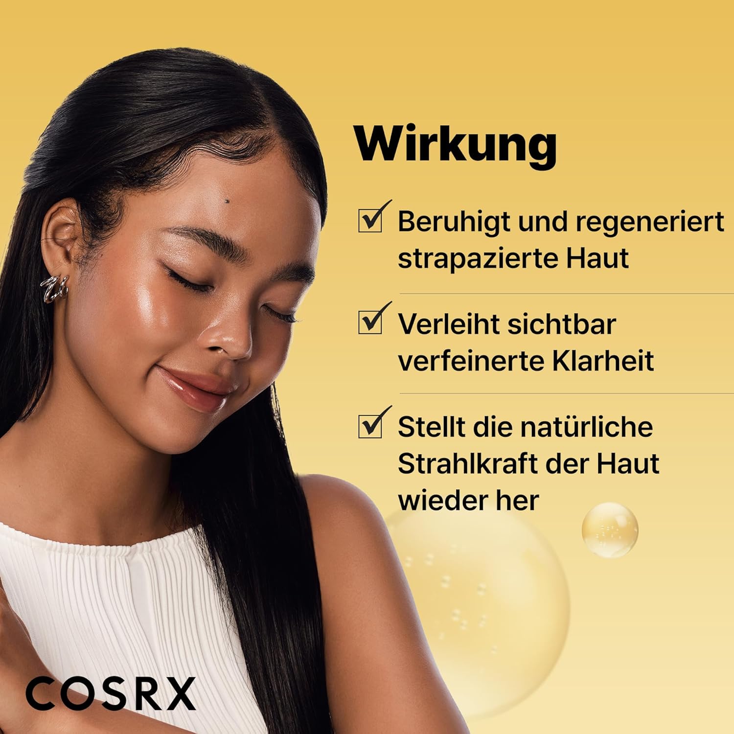 COSRX Fortschrittliche Schnecken-Muzin-96-Power-Essenz 100 Ml Fl. Oz | Schneckensekret-Filtrat 96 % | Hautreparaturserum | CPNP, Koreanische Hautpflege, Ohne Tierquälerei, Ohne Parabene, Ohne Alkohol