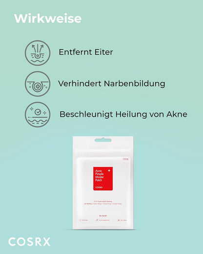 COSRX Acne Master Patch Original Fit, 24 Stück, Pimple Patches, Akne-Patches Für Pickel Im Gesicht Und Körper, Gesichtsbehandlung, Antiakne, Unsichtbare Hydrokolloide, Koreanische Kosmetik