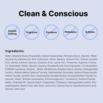 COSRX Pure Hyaluronic Acid 3% Serum, Reines Hyaluron Serum Hochdosiert - Mit Reiner Hyaluronsäure & Ceramide, anti Aging & anti Falten Feuchtigkeitspflege, Für Alle Hauttypen, Korean Skincare